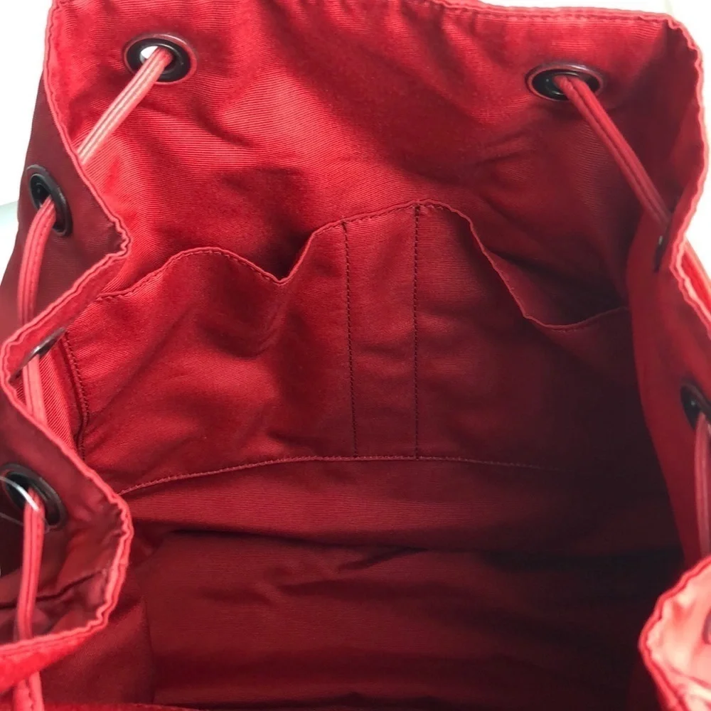 NEW Coach New York Red Nylon Backpack 58814